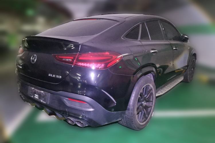 Used Mercedes-Benz GLE Coupe AMG 2024 AMG GLE 53 4MATIC+ Coupe SUV Rear Right 45 Deg
