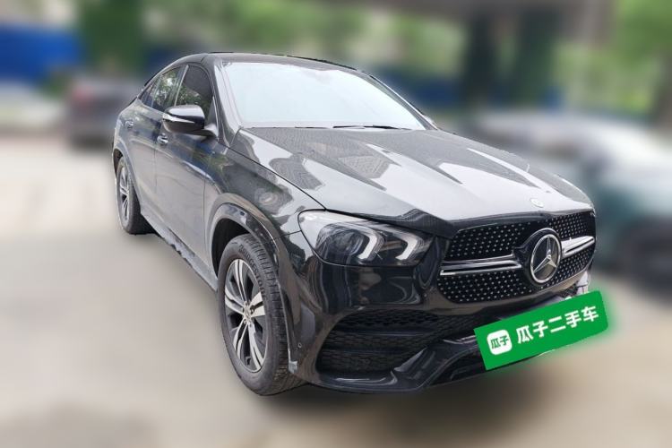 Used Mercedes-Benz GLE New Energy 2021 GLE 350 e 4MATIC Coupe SUV Front Right 45 Deg