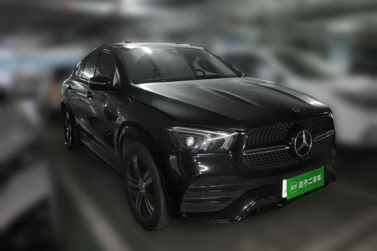 Used Mercedes-Benz GLE New Energy 2021 GLE 350 e 4MATIC Coupe SUV Front Right 45 Deg