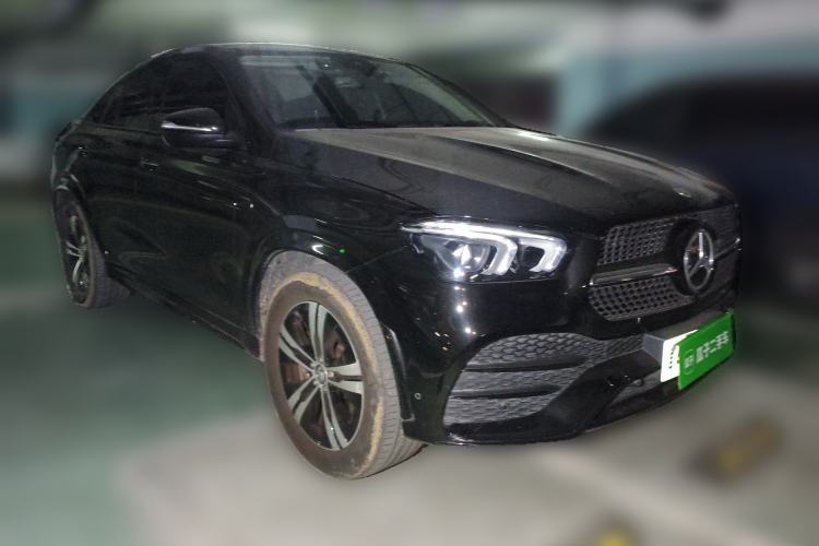 Used Mercedes-Benz GLE New Energy 2021 GLE 350 e 4MATIC Coupe SUV Front Right 45 Deg