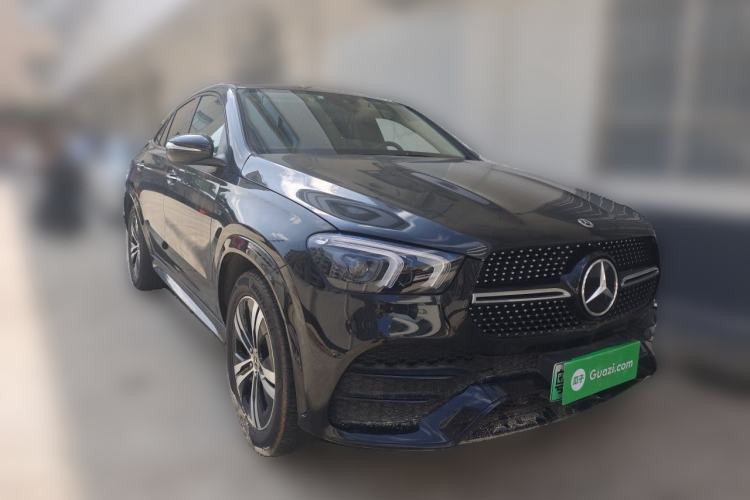 Used Mercedes-Benz GLE New Energy 2021 GLE 350 e 4MATIC Coupe SUV Front Right 45 Deg