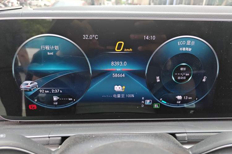 Used Mercedes-Benz GLE New Energy 2021 GLE 350 e 4MATIC Coupe SUV Odometer Close Up