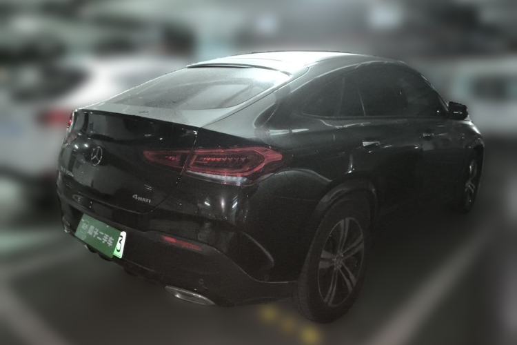 Used Mercedes-Benz GLE New Energy 2021 GLE 350 e 4MATIC Coupe SUV Rear Right 45 Deg