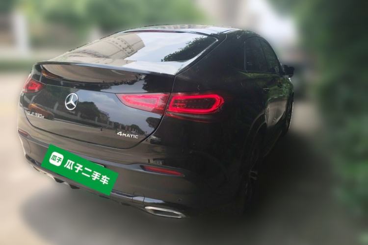 Used Mercedes-Benz GLE New Energy 2021 GLE 350 e 4MATIC Coupe SUV Rear Right 45 Deg