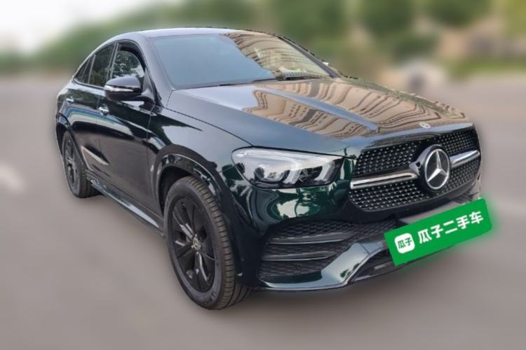 Used Mercedes-Benz GLE New Energy 2021 GLE 350 e 4MATIC Coupe SUV Front Right 45 Deg