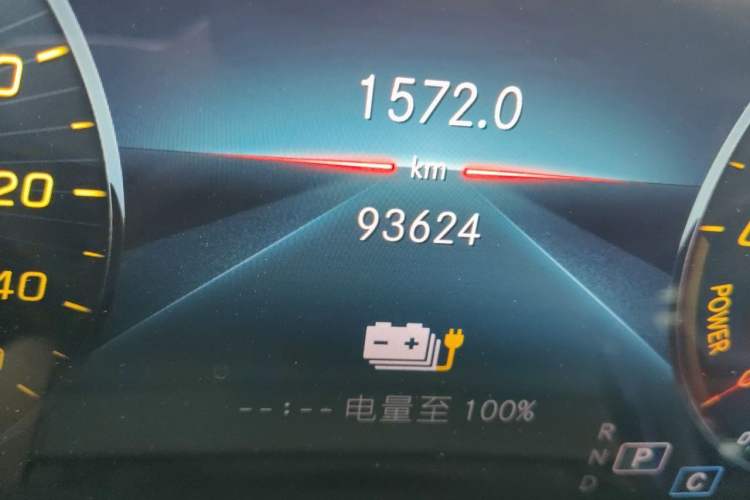 Used Mercedes-Benz GLE New Energy 2021 GLE 350 e 4MATIC Coupe SUV Odometer Close Up