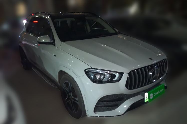 Used Mercedes-Benz GLE New Energy 2021 GLE 350 e 4MATIC Premium Edition Front Right 45 Deg