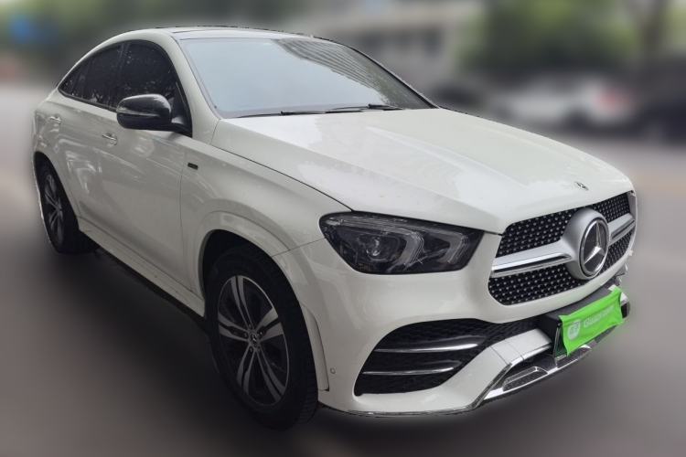 Used Mercedes-Benz GLE New Energy 2021 GLE 350 e 4MATIC Coupe SUV Front Right 45 Deg