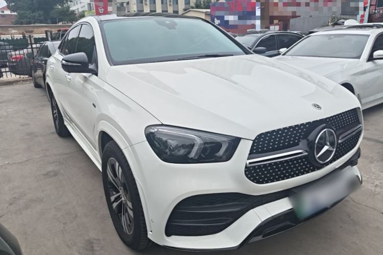Used Mercedes-Benz GLE New Energy 2021 GLE 350 e 4MATIC Coupe SUV Front Right 45 Deg