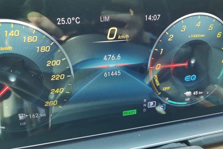 Used Mercedes-Benz GLE New Energy 2021 GLE 350 e 4MATIC Odometer Close Up
