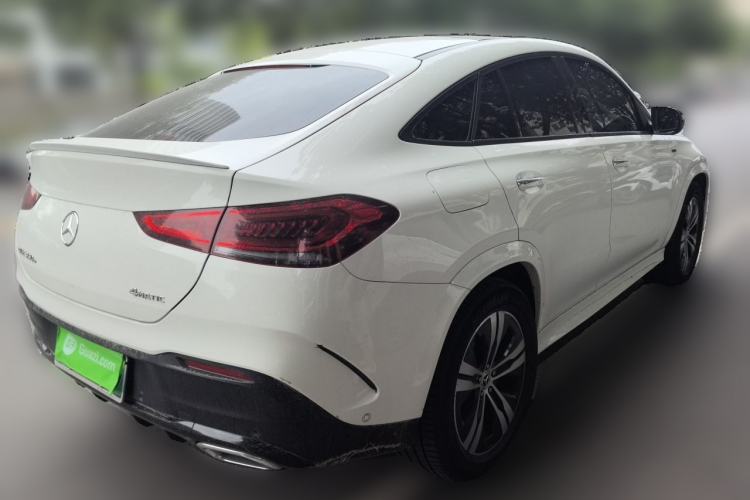 Used Mercedes-Benz GLE New Energy 2021 GLE 350 e 4MATIC Coupe SUV Rear Right 45 Deg