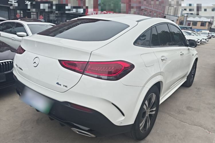 Used Mercedes-Benz GLE New Energy 2021 GLE 350 e 4MATIC Coupe SUV Rear Right 45 Deg