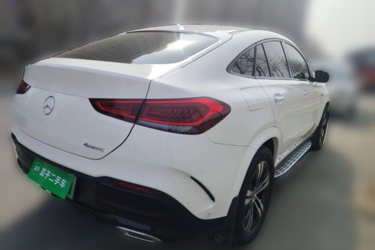 Used Mercedes-Benz GLE New Energy 2021 GLE 350 e 4MATIC Coupe SUV Rear Right 45 Deg