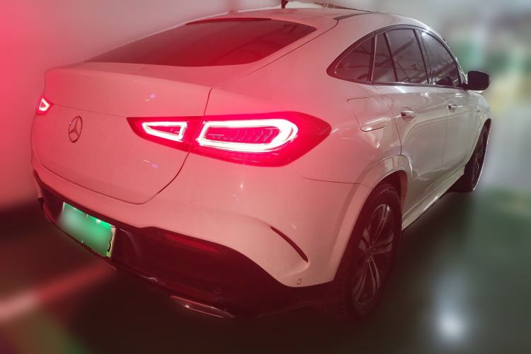Used Mercedes-Benz GLE New Energy 2021 GLE 350 e 4MATIC Coupe SUV Rear Right 45 Deg