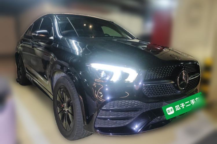 Used Mercedes-Benz GLE New Energy 2022 GLE 350 e 4MATIC Coupe SUV Front Right 45 Deg