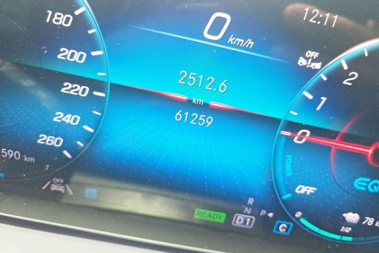 Used Mercedes-Benz GLE New Energy 2023 GLE 350 e 4MATIC Odometer Close Up