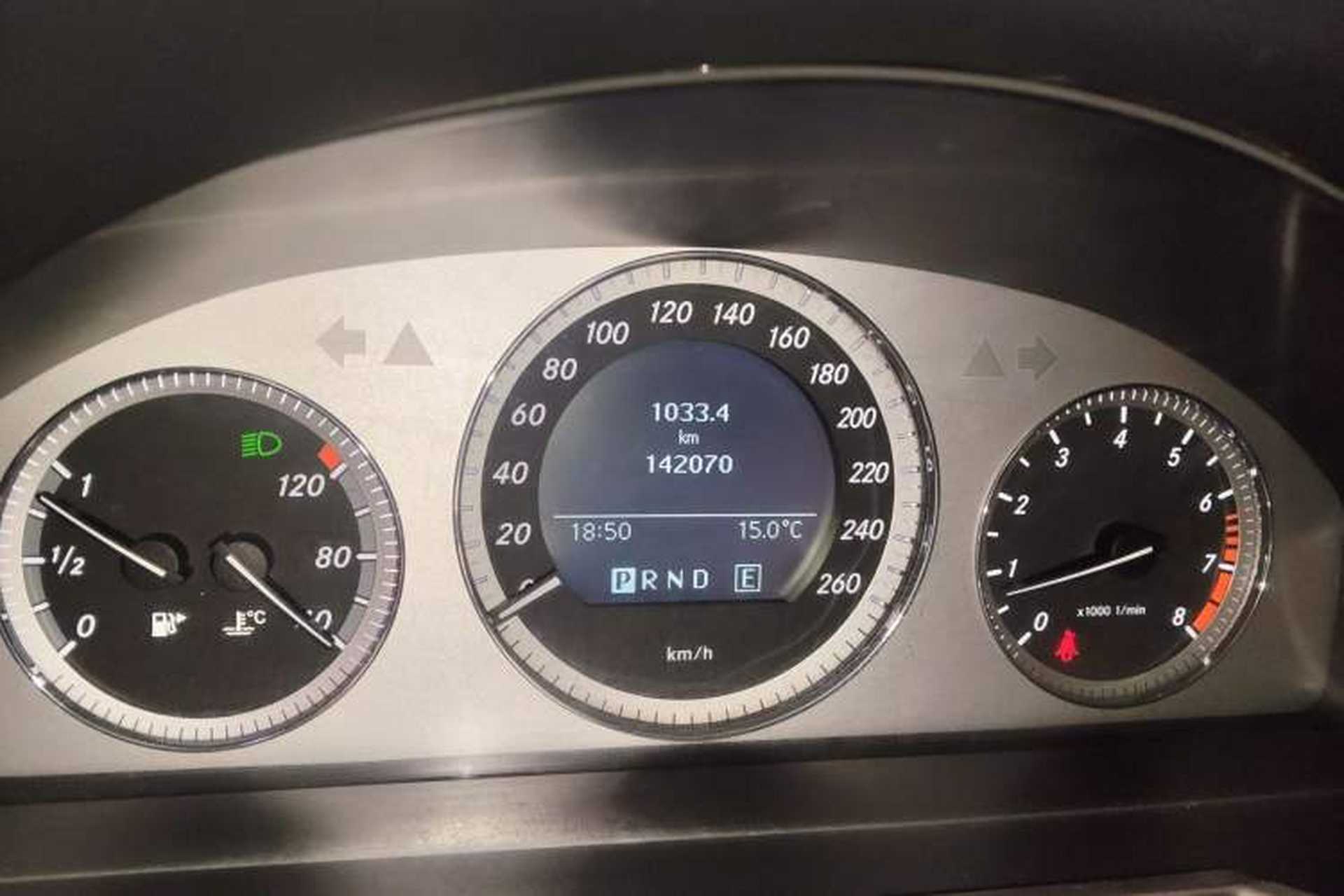 Used Mercedes-Benz GLK-Class 2012 GLK 300 4MATIC Dynamic Edition Odometer Close Up