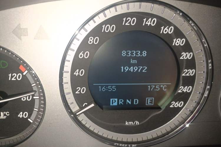 Used Mercedes-Benz GLK-Class 2012 GLK 300 4MATIC Dynamic Edition Odometer Close Up