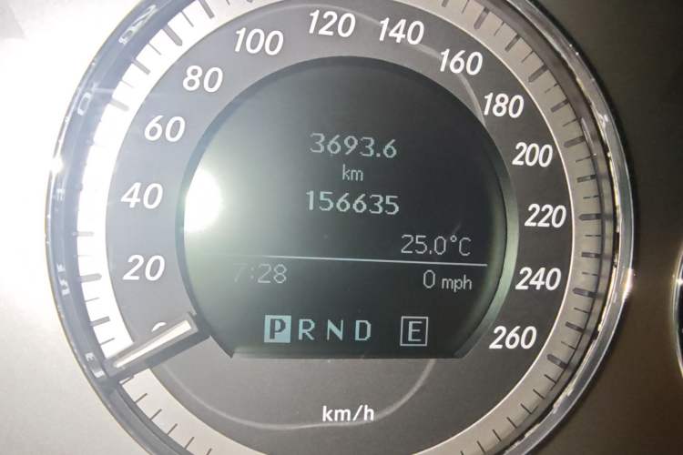 Used Mercedes-Benz GLK-Class 2012 GLK 300 4MATIC Dynamic Edition Odometer Close Up