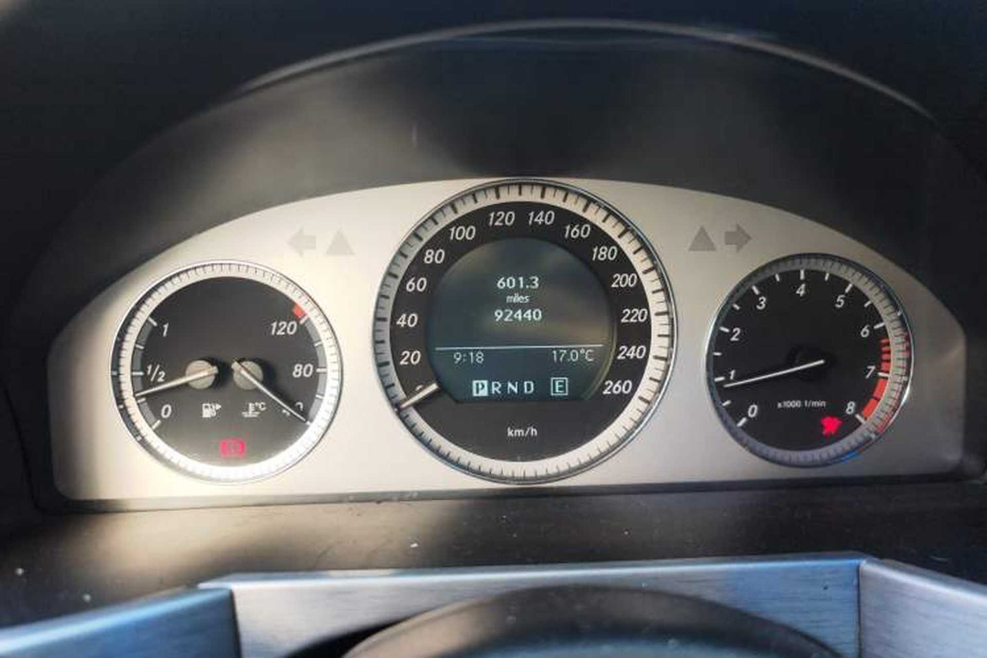 Used Mercedes-Benz GLK-Class 2012 GLK 300 4MATIC Dynamic Edition Odometer Close Up