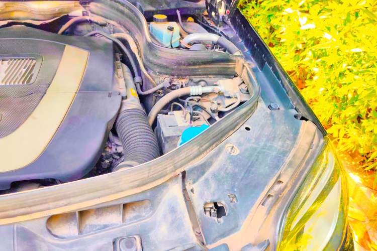 Used Mercedes-Benz GLK-Class 2013 GLK 300 4MATIC Dynamic Sunroof Model Engine Bay Left