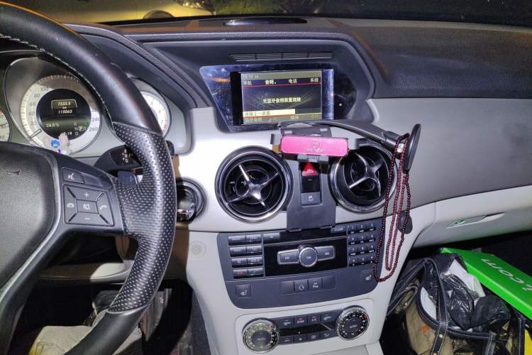 Used Mercedes-Benz GLK-Class 2013 GLK 300 4MATIC Dynamic Sunroof Model Audio And AC Panel