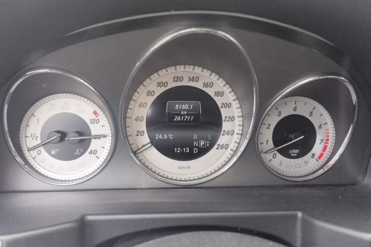 Used Mercedes-Benz GLK-Class 2013 GLK 300 4MATIC Dynamic Sunroof Model Odometer Close Up