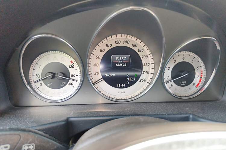 Used Mercedes-Benz GLK-Class 2013 GLK 300 4MATIC Dynamic Edition Odometer Close Up