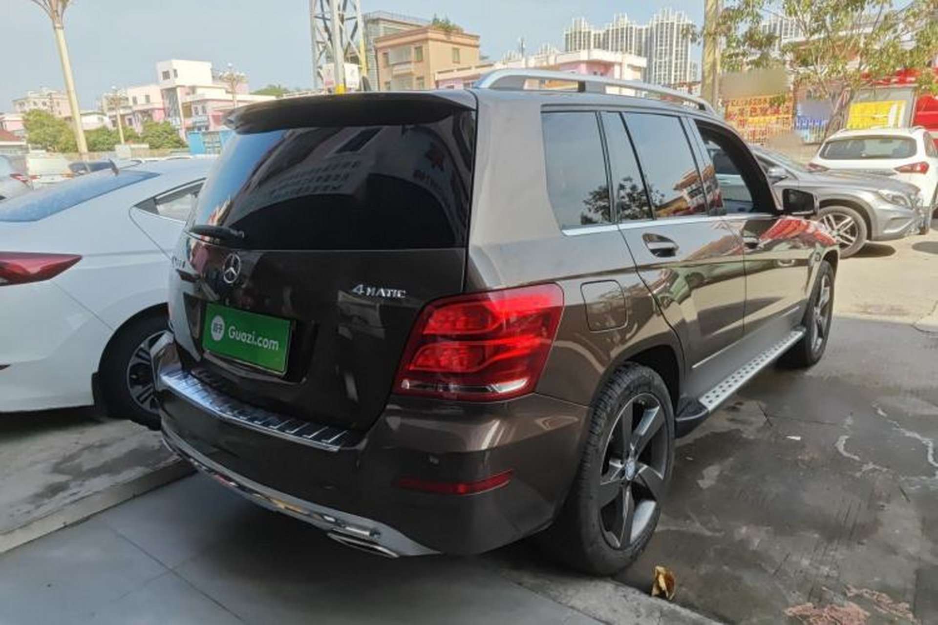 Used Mercedes-Benz GLK-Class 2013 GLK 300 4MATIC Dynamic Sunroof Model Rear Right 45 Deg