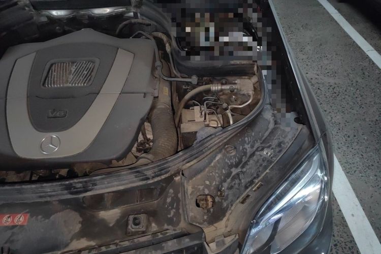 Used Mercedes-Benz GLK-Class 2013 GLK 300 4MATIC Dynamic Sunroof Model Engine Bay Left