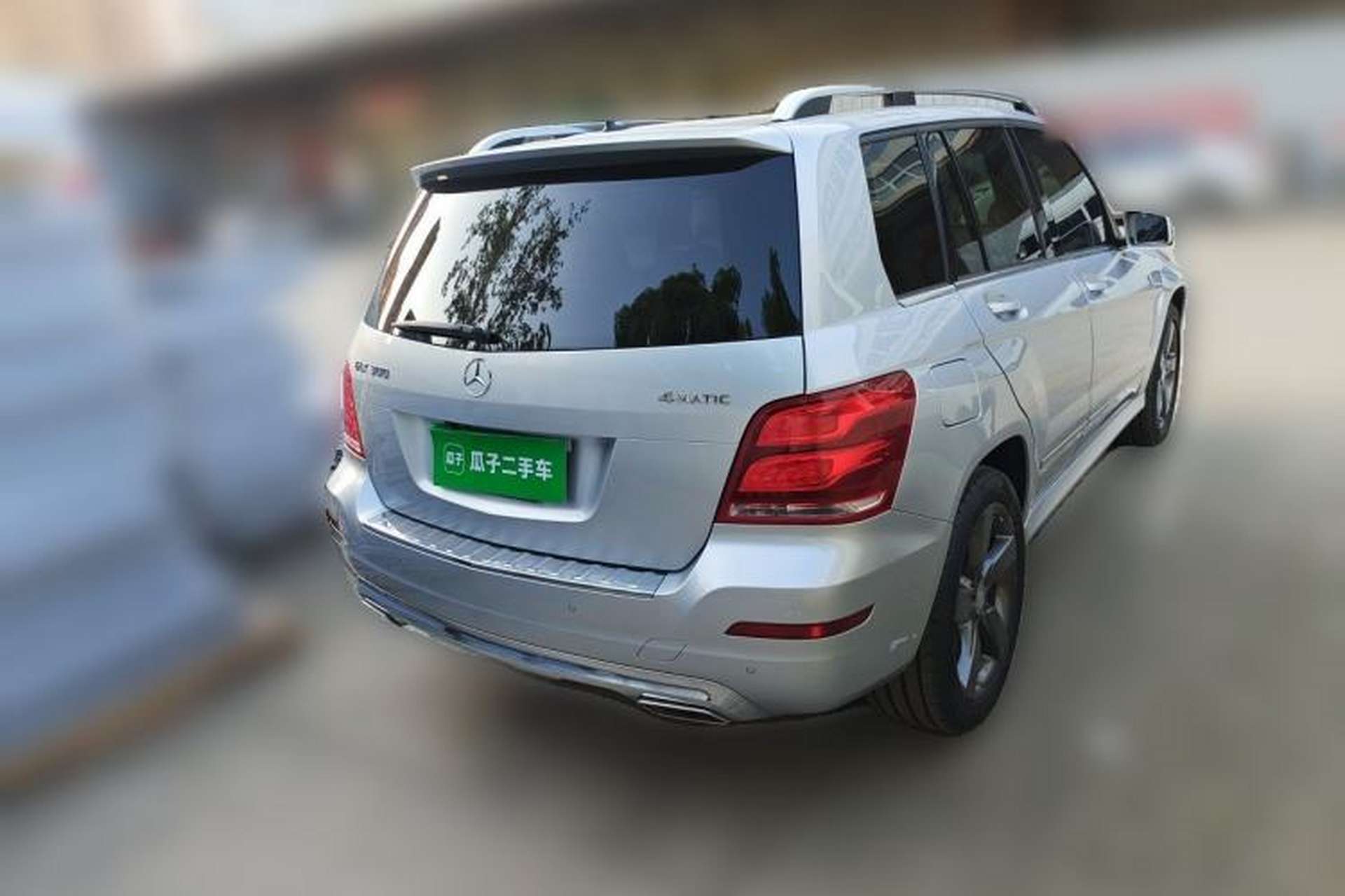 Used Mercedes-Benz GLK-Class 2013 GLK 300 4MATIC Dynamic Sunroof Model Rear Right 45 Deg