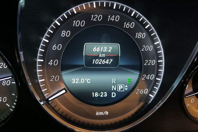 Used Mercedes-Benz GLK-Class 2013 GLK 300 4MATIC Dynamic Sunroof Model Odometer Close Up