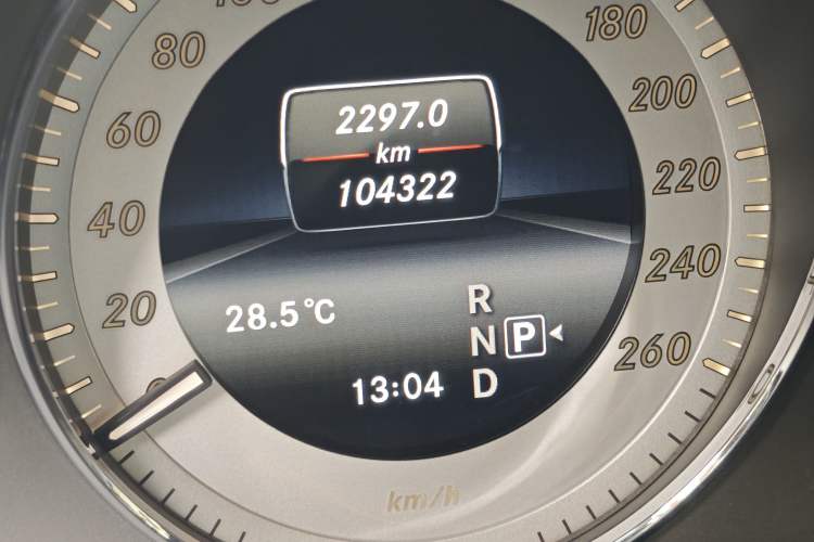 Used Mercedes-Benz GLK-Class 2015 GLK 260 4MATIC Dynamic Edition Ultimate Version Odometer Close Up