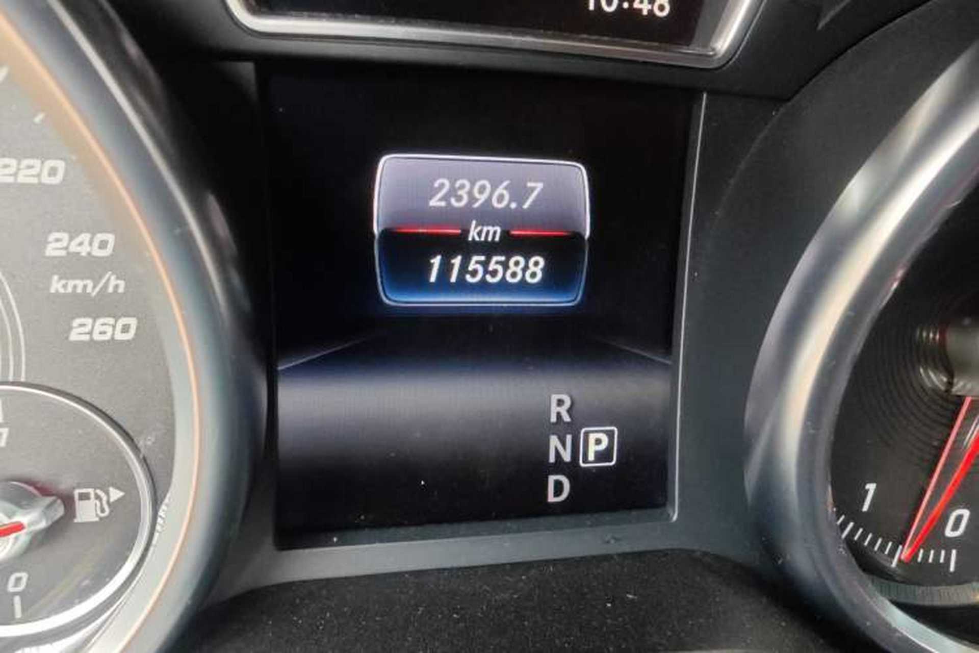 Used Mercedes-Benz GLS  Odometer Close Up