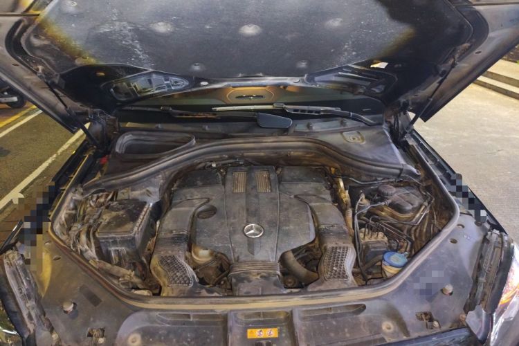 Used Mercedes-Benz GLS 2017 GLS 400 4MATIC Dynamic Model Engine Bay
