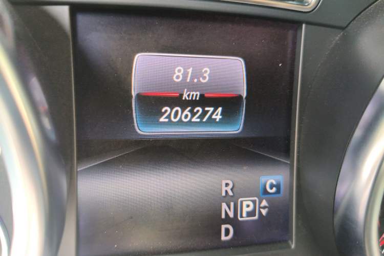 Used Mercedes-Benz GLS  Odometer Close Up
