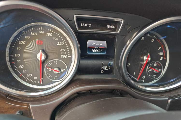 Used Mercedes-Benz GLS 2017 GLS 400 4MATIC Fashion Edition Odometer Close Up