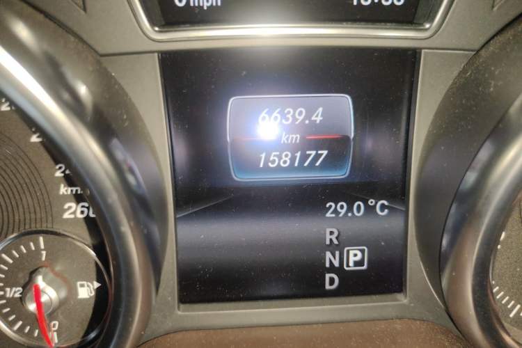 Used Mercedes-Benz GLS 2018 GLS 320 4MATIC Odometer Close Up