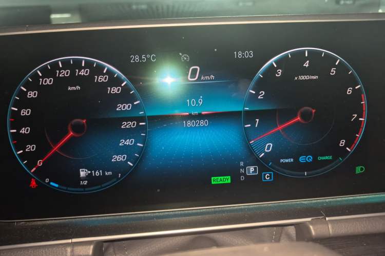 Used Mercedes-Benz GLS 2020 GLS 450 4MATIC Dynamic Edition Odometer Close Up