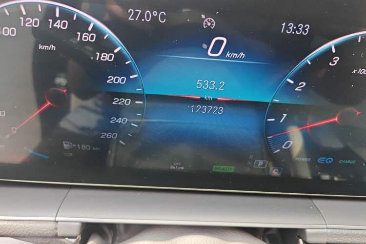 Used Mercedes-Benz GLS 2020 GLS 450 4MATIC Dynamic Edition Odometer Close Up
