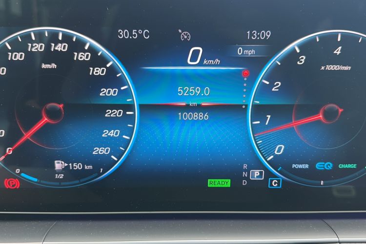 Used Mercedes-Benz GLS 2020 GLS 450 4MATIC Dynamic Edition Odometer Close Up