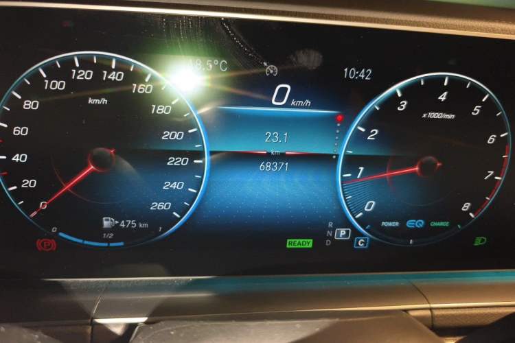 Used Mercedes-Benz GLS 2020 GLS 450 4MATIC Dynamic Edition Odometer Close Up