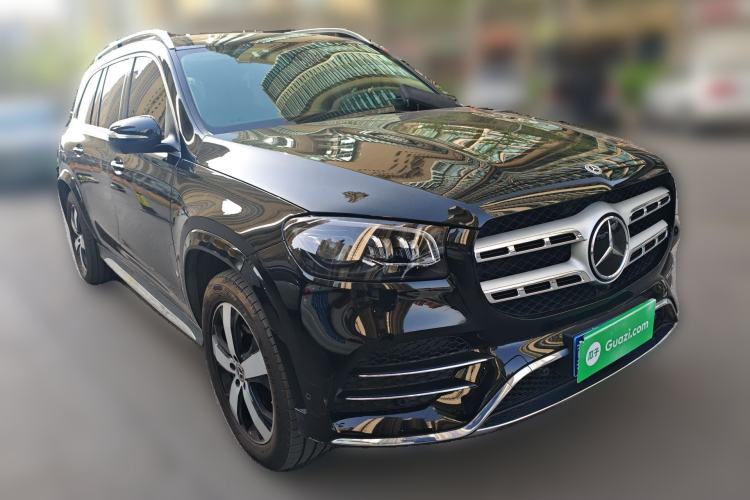 Used Mercedes-Benz GLS 2021 GLS 450 4MATIC Stylish Model Front Right 45 Deg