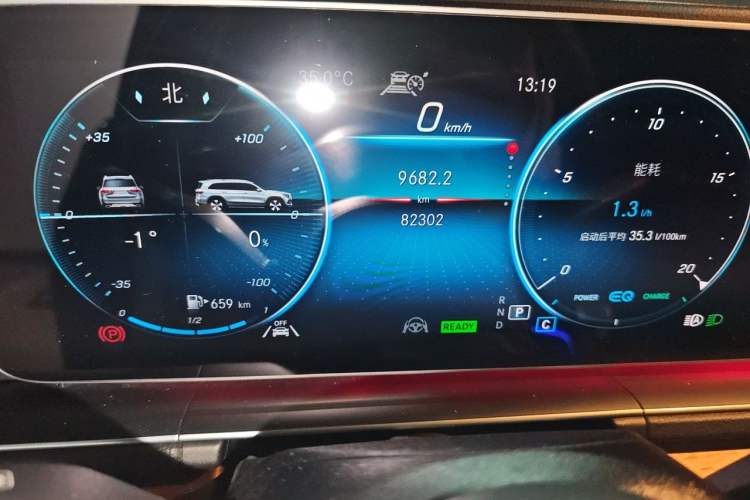 Used Mercedes-Benz GLS 2021 Facelift GLS 450 4MATIC Luxury Edition Odometer Close Up