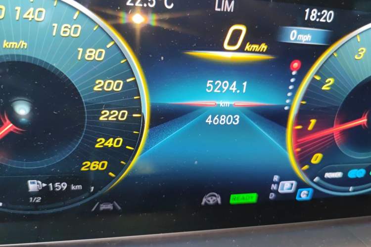 Used Mercedes-Benz GLS 2021 Refresh GLS 450 4MATIC Fashion Edition Odometer Close Up