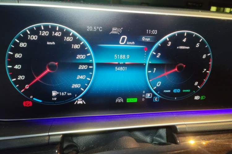 Used Mercedes-Benz GLS 2021 Refresh GLS 450 4MATIC Fashion Edition Odometer Close Up