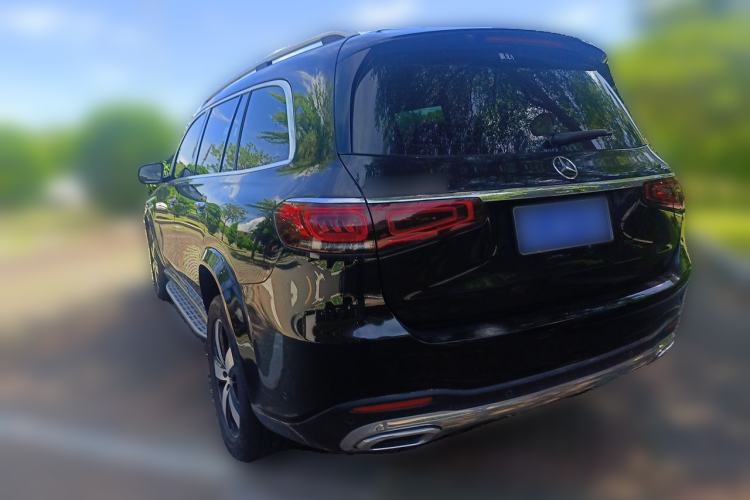 Used Mercedes-Benz GLS 2021 GLS 450 4MATIC Stylish Model Rear Left 45 Deg