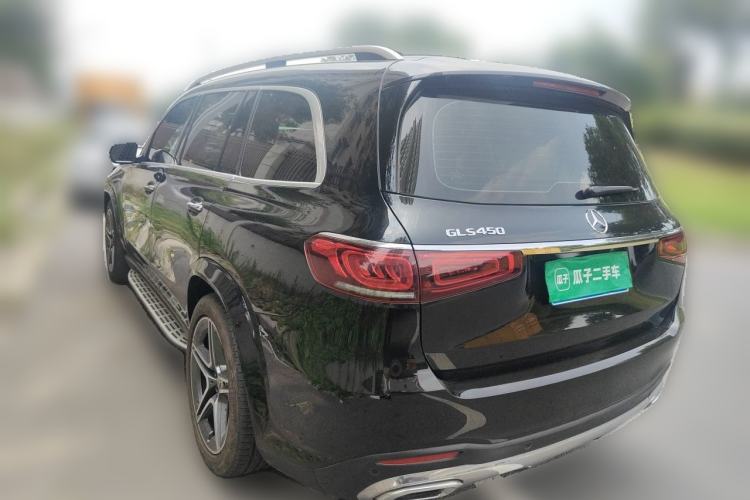 Used Mercedes-Benz GLS 2021 GLS 450 4MATIC Luxury Model Rear Left 45 Deg