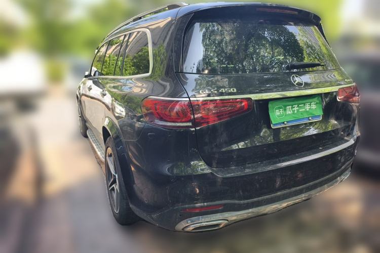 Used Mercedes-Benz GLS 2021 GLS 450 4MATIC Luxury Model Rear Left 45 Deg