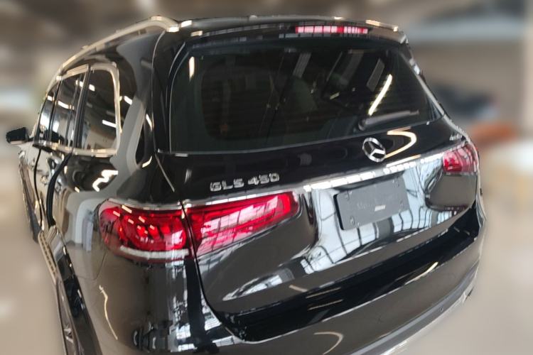 Used Mercedes-Benz GLS 2021 GLS 450 4MATIC Luxury Model Rear Left 45 Deg